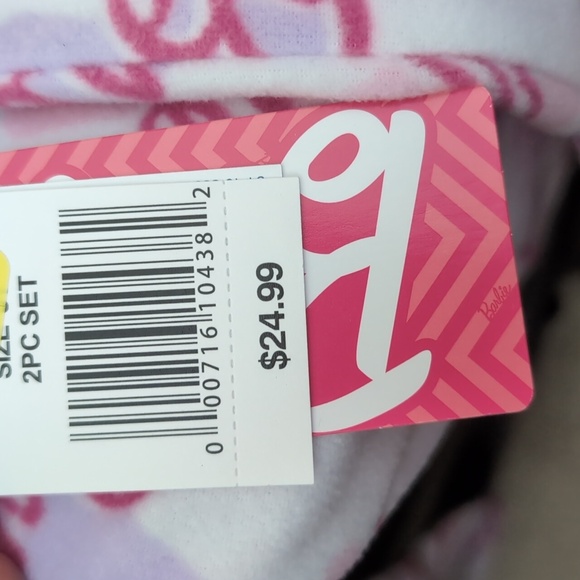 Barbie Toddler Girl Two-piece Pajama Set - Picture 3 of 5